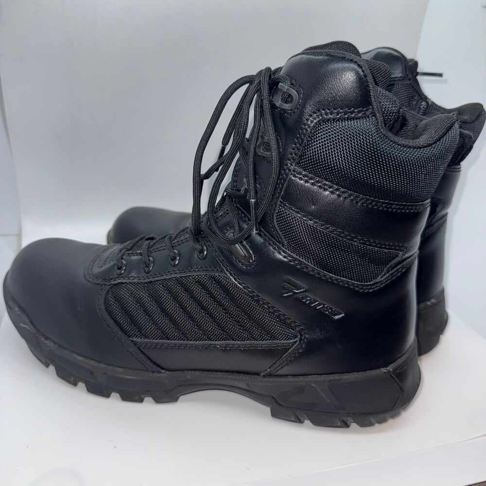 Bates Tactical Sport 2 Combat Boots Men's SZ US 11 Black Leather Side Zip E03180